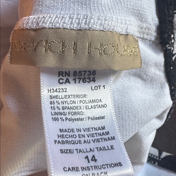 Beach House swimsuit black, and white polkadot - Picture 5 of 5